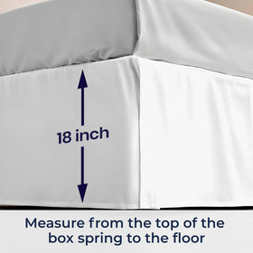 SGI Bedding wrinkle-resistant microfiber provides a crisp, low-maintenance finish.