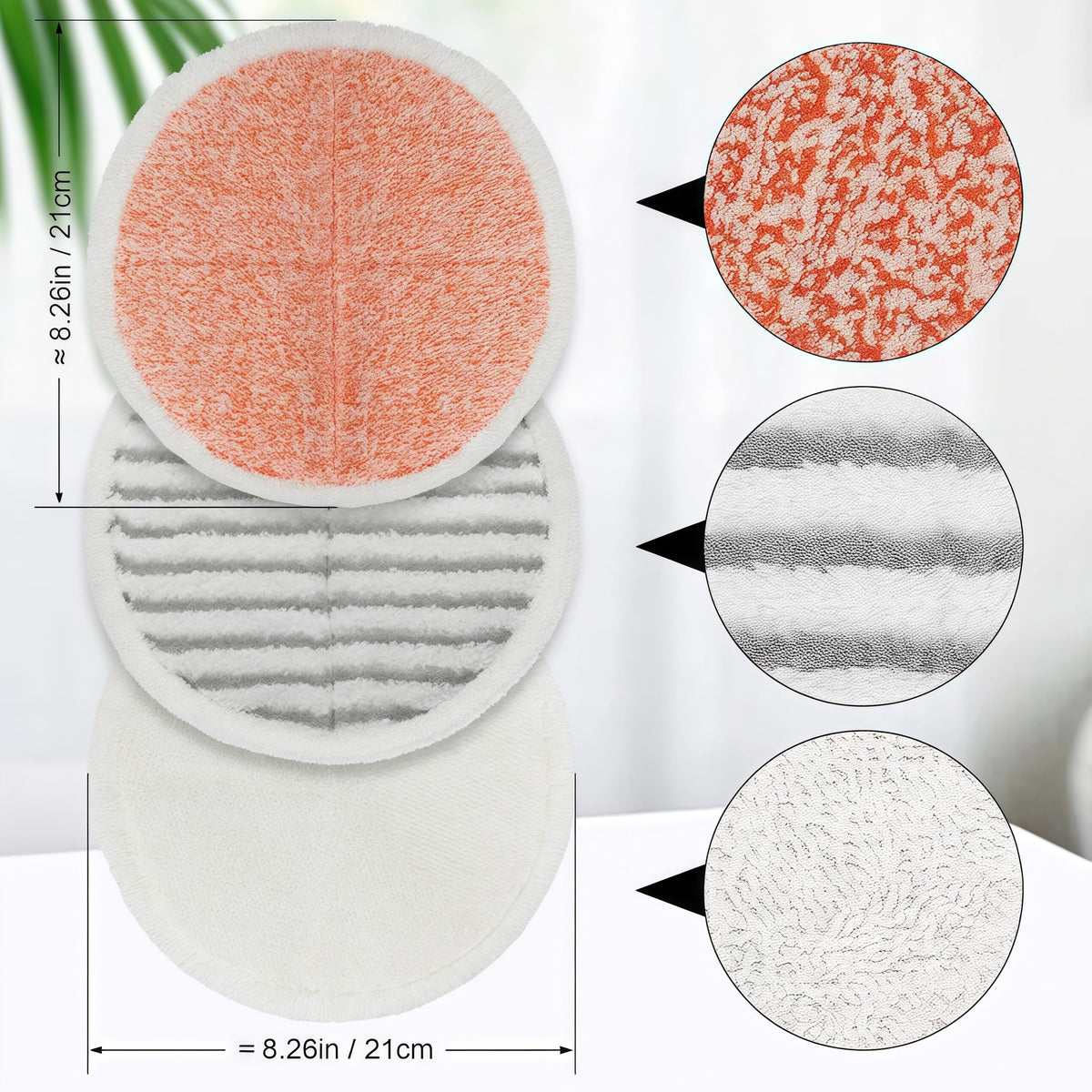 Sgizoku Spinwave mop pad for wet and dry use in versatile cleaning.