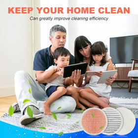 Sgizoku mop pad enhances stain removal on sealed floors.