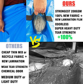 SGPAC twin mattress bag with zipper closure seals out dust during transport.