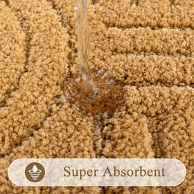 SHACOS easy-care machine-washable rug ready for convenient cleaning