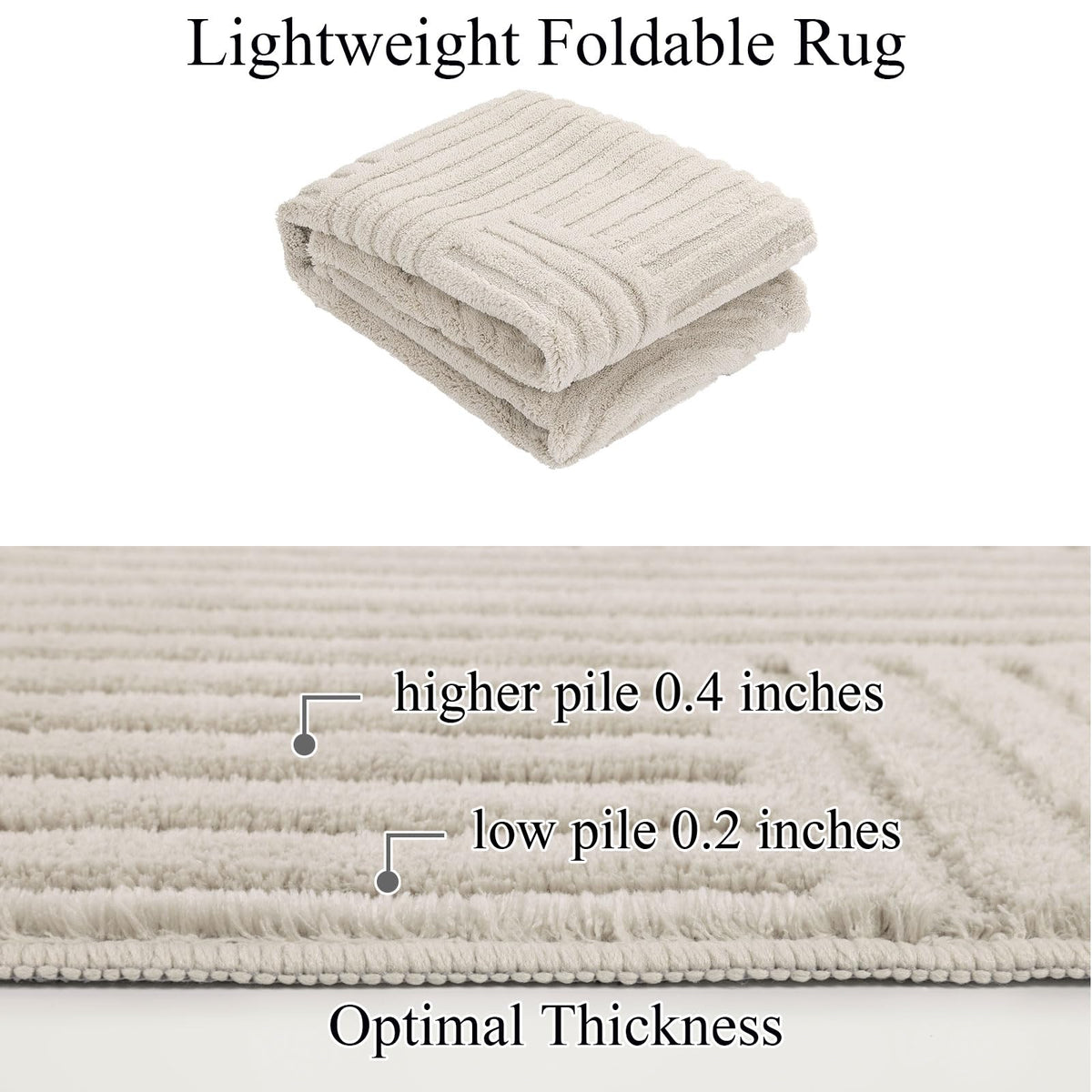 SHACOS machine-washable rug offers easy cleanup after spills