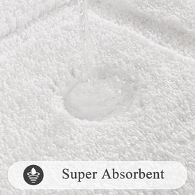 SHACOS machine-washable bathroom rug for easy, color-safe upkeep