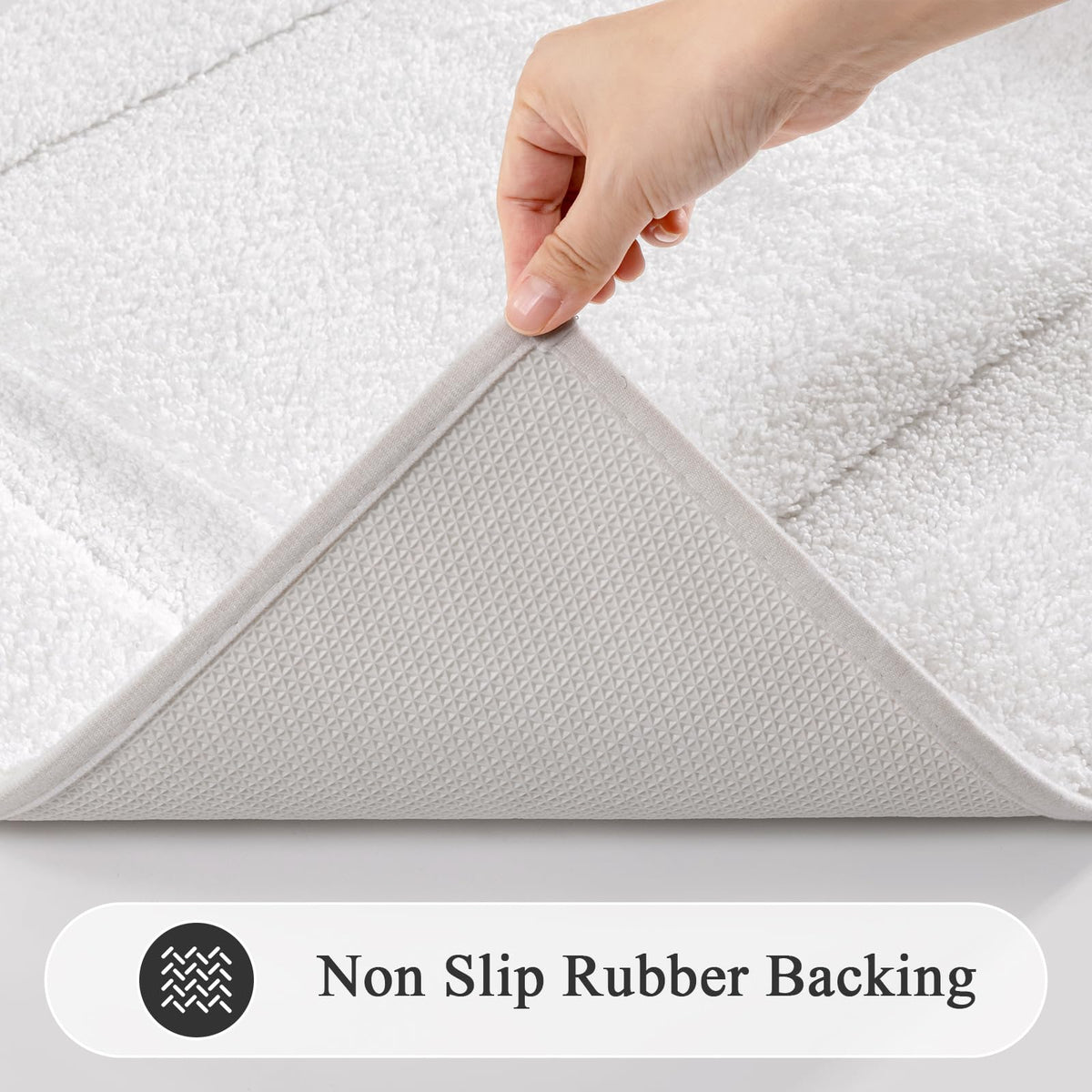 SHACOS microfiber rug absorbs moisture quickly to keep floors dry
