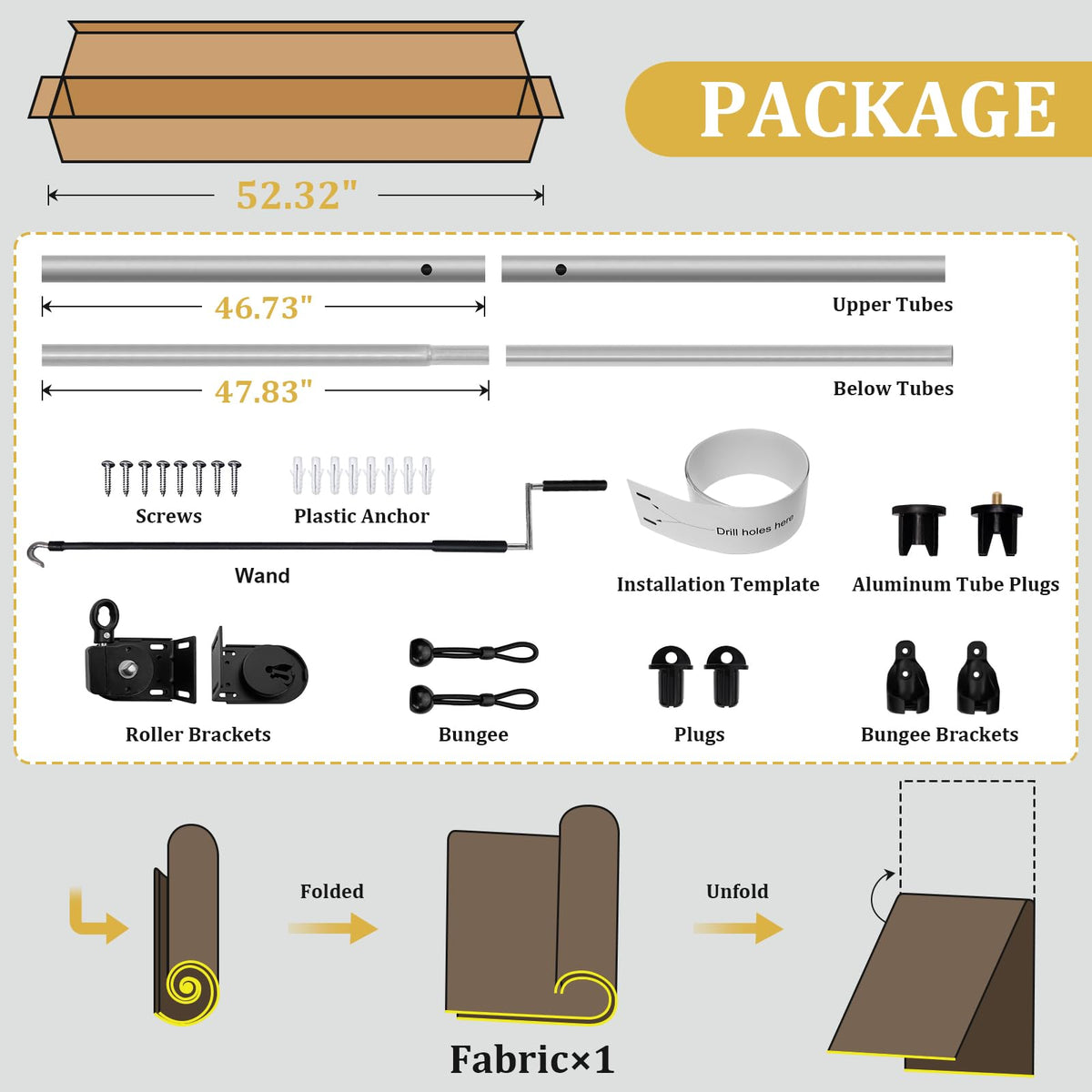 Shade&Beyond UV protection roller shade in mocha blocks sun and preserves privacy