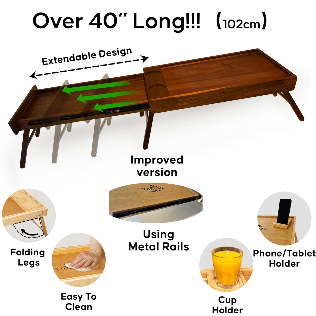 Shaka4Tommy dual-use couch tray supports two laptops and snacks on the sofa