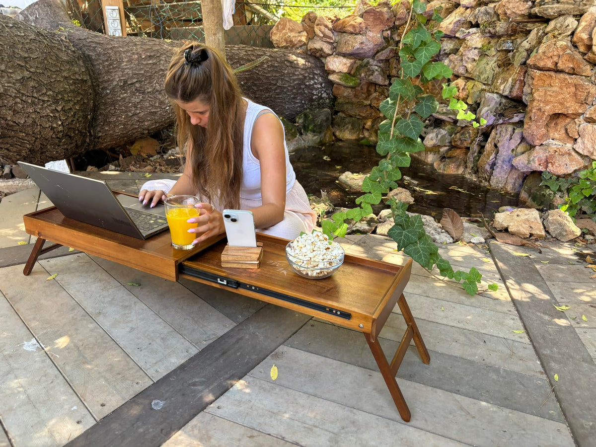 Shaka4Tommy outdoor breakfast tray suits sunlit patios and picnics