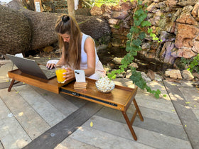 Shaka4Tommy outdoor breakfast tray suits sunlit patios and picnics