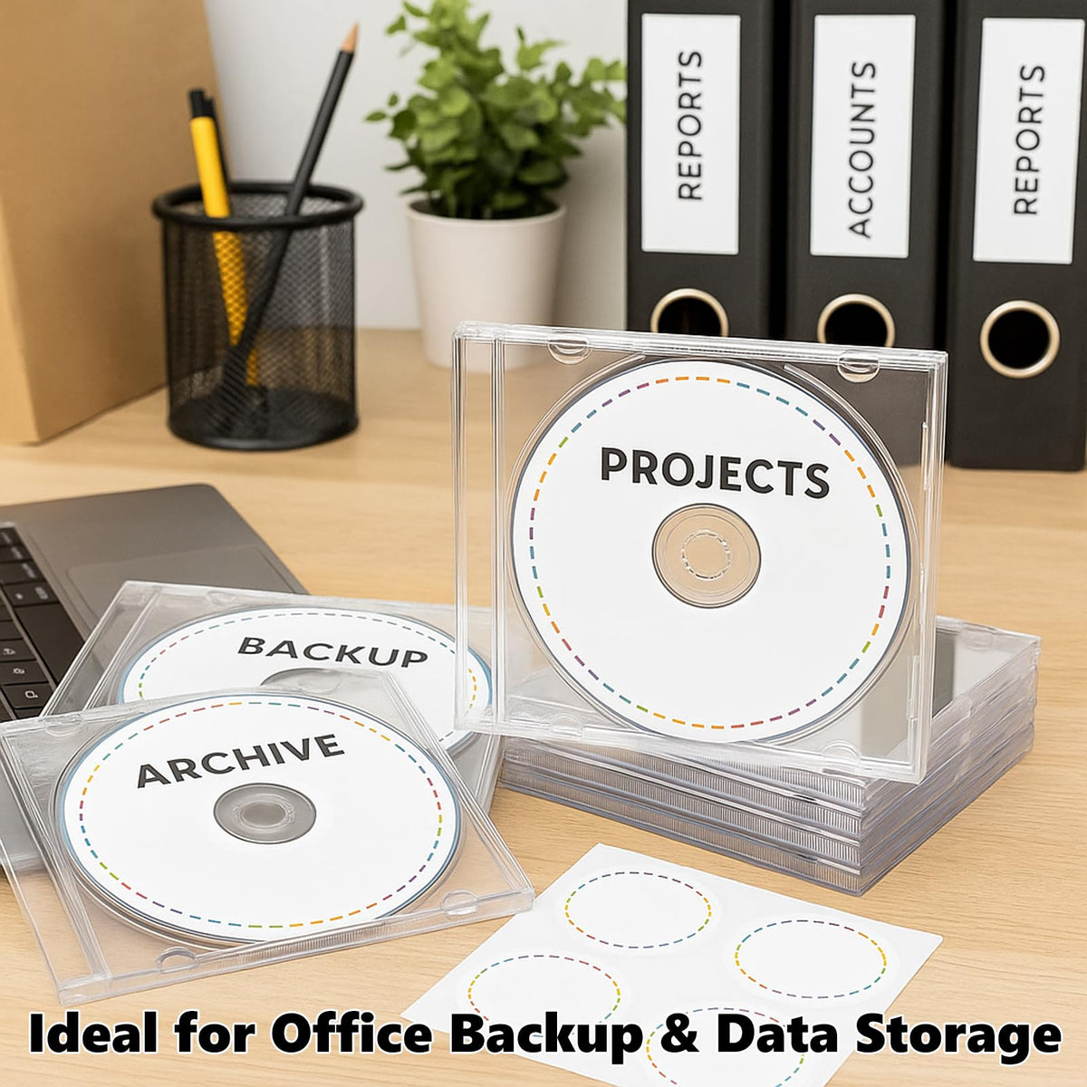 SHANDERBAR 25-pack customizable design area for covers and stickers