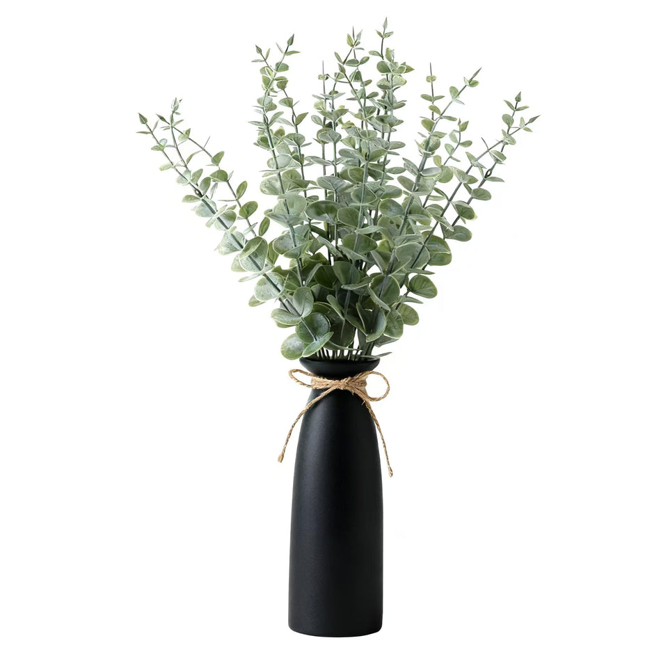 Shanranplus vase with greenery – 19-inch centerpiece for year-round decor.