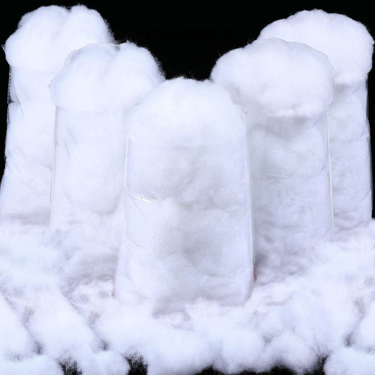 Shappy Christmas fake snow bags for festive displays and DIY projects.