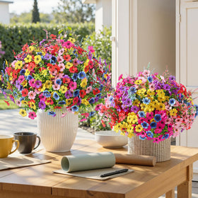 SHareconn pink eucalyptus bouquet for shelves and tables