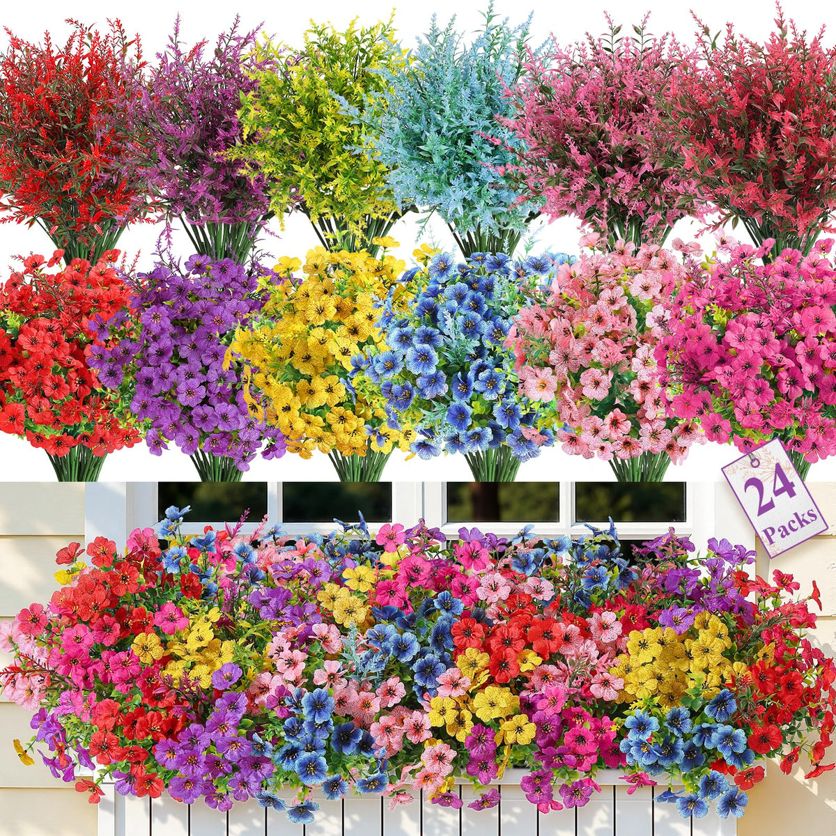 SHareconn red eucalyptus outdoor bouquet for vibrant curb appeal