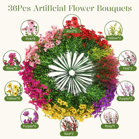 SHareconn daisy eucalyptus lavender bouquets for vibrant backyard displays