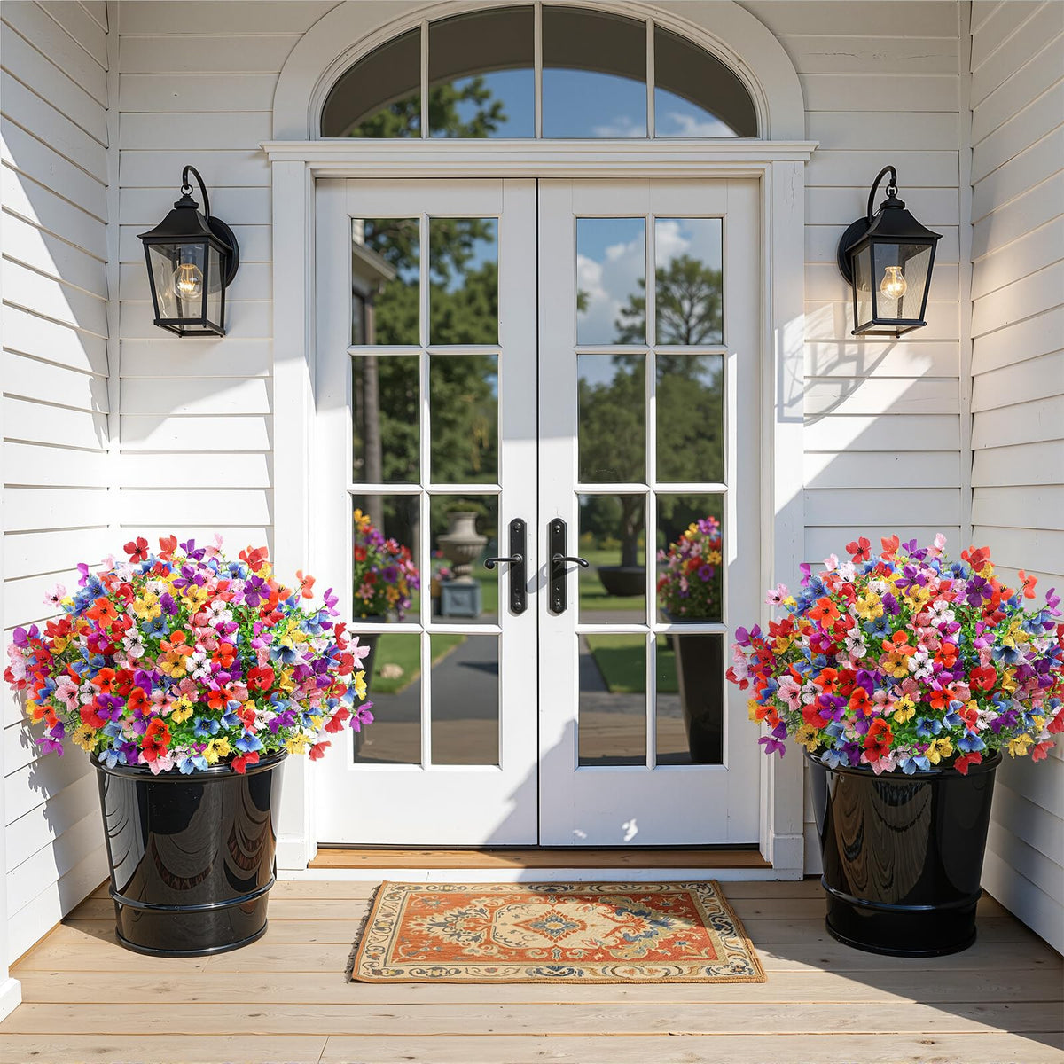 SHareconn indoor/outdoor accents blend with live plants for natural charm.