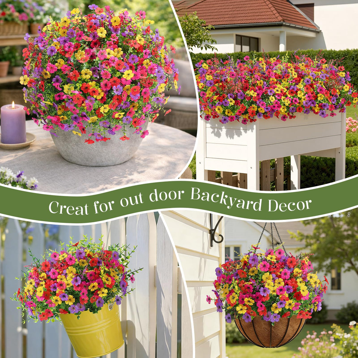 SHareconn window-box flower bundles offer instant curb appeal.