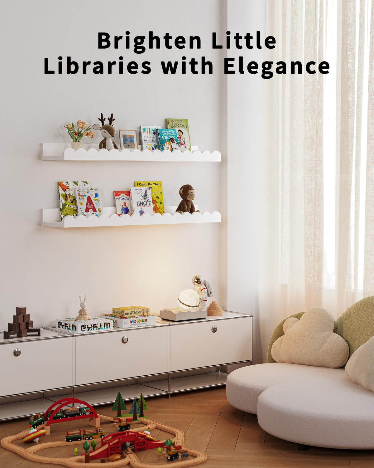 Shario eco-friendly materials support a non-toxic, healthy nursery environment.