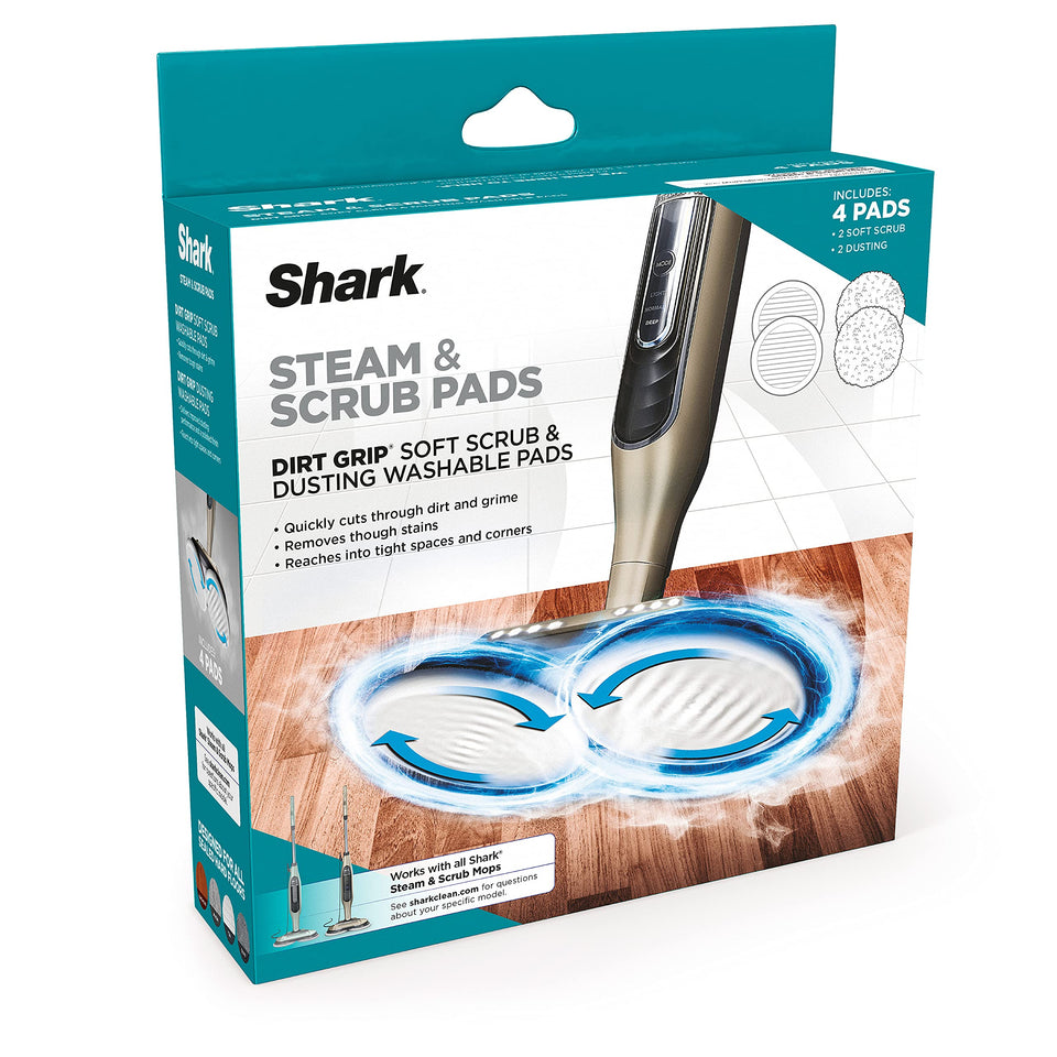Shark Dirt Grip Soft Scrub pad close-up highlighting textured microfiber for strong absorption.