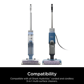 Shark HydroVac replacement two-pack included for ongoing maintenance.