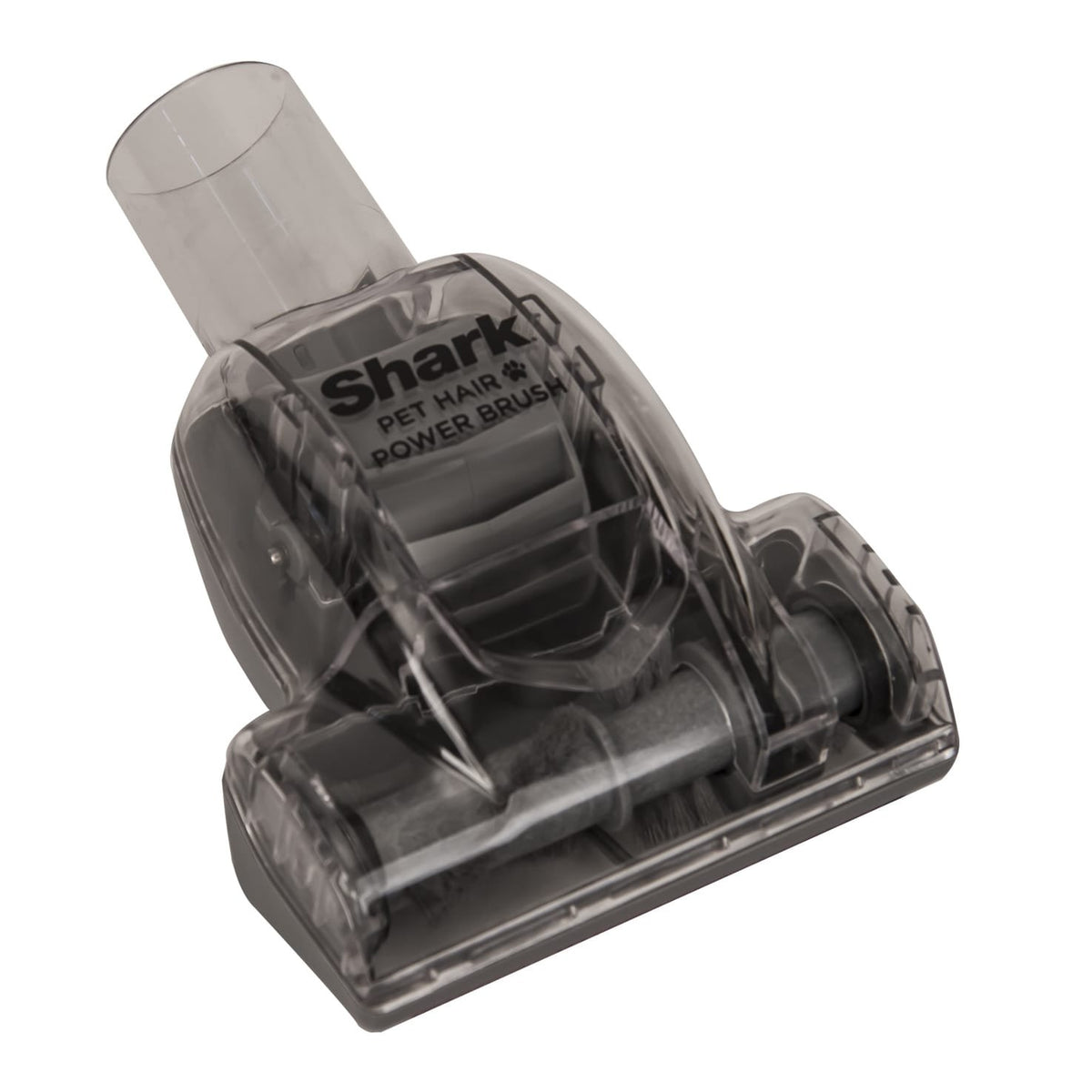Shark pet hair power brush attachment installed on UV440 to clean upholstery and carpets.
