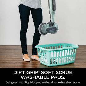 Shark S7000AMZ gliding smoothly over sealed hard floors for deep cleaning.
