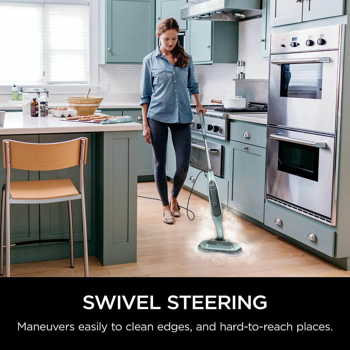 Shark S7000AMZ light steam mode for quick cleanups on everyday messes.
