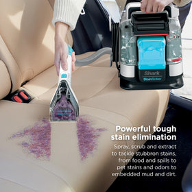 Shark StainStriker mini stain eliminator treats small spots with ease
