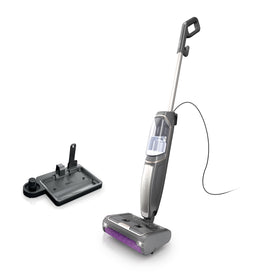 Shark Steam Pickup captures debris during mopping for faster cleanup