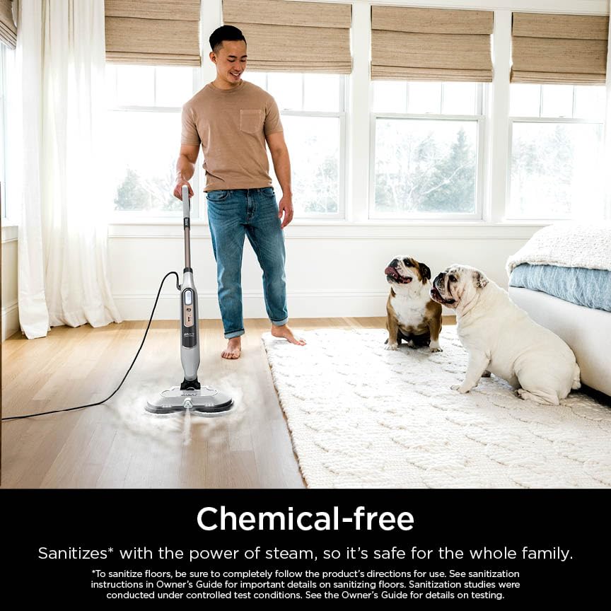 Shark Steam & Scrub removable water tank for longer cleaning sessions