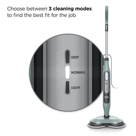 Shark rotating scrub pads deliver over 150 scrubs per minute