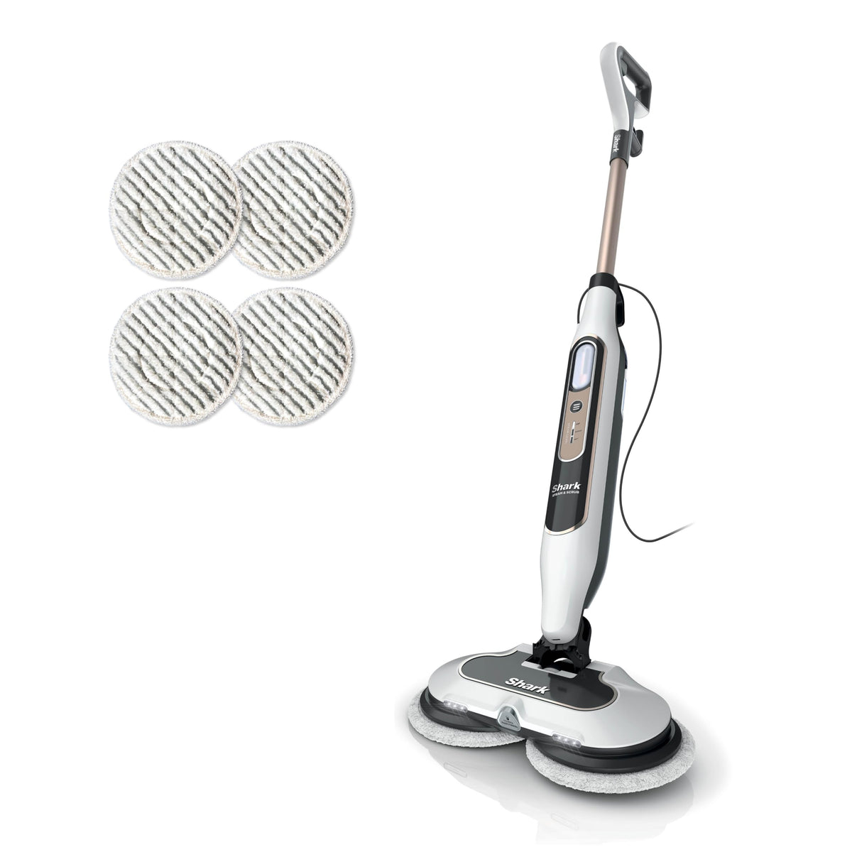 Shark Steam & Scrub with Steam Blaster head in action for focused cleaning