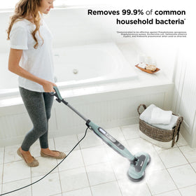 Shark Steam & Scrub swivel steering enables easy maneuvering