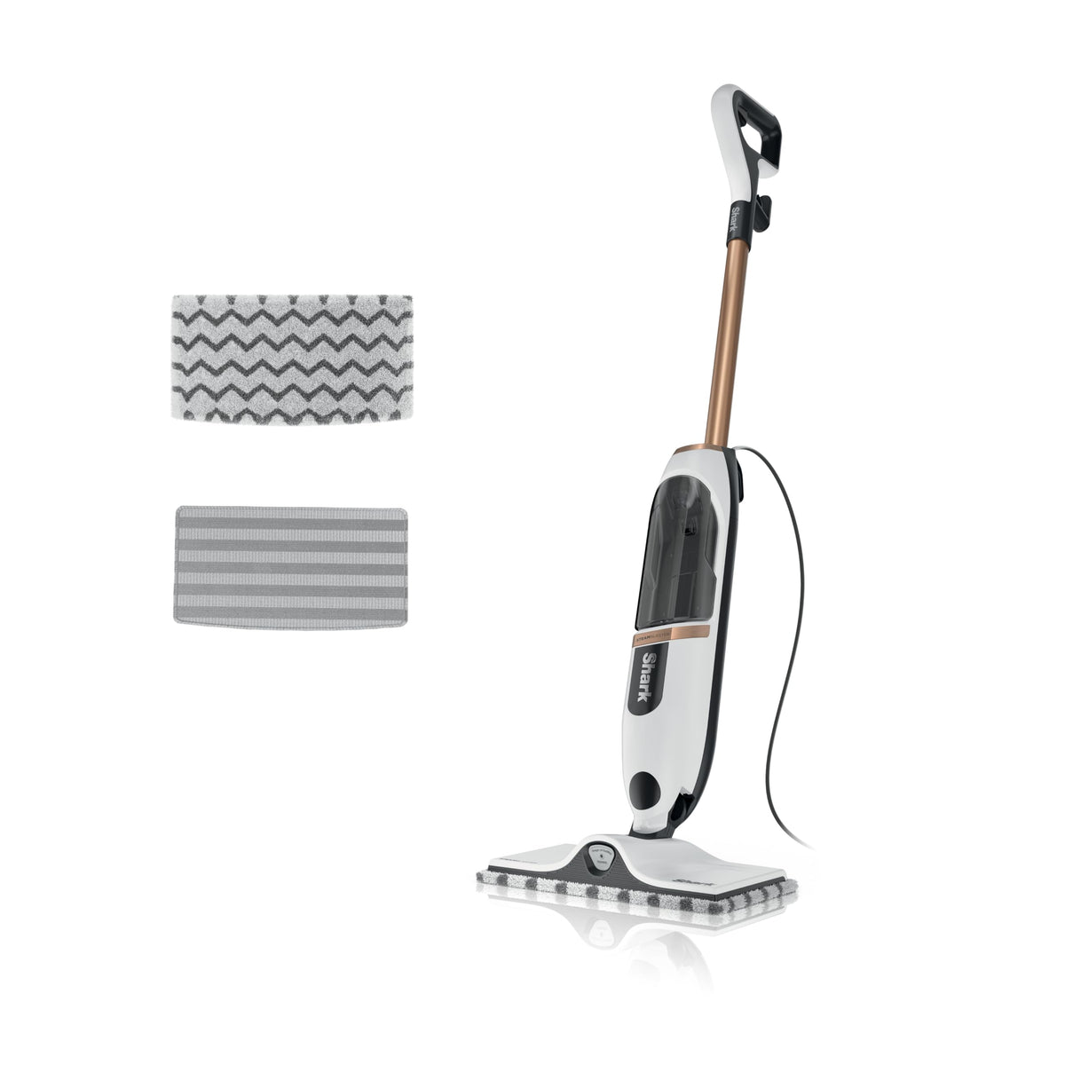 Shark SteamSpot with steam-blaster technology targets tough messes.