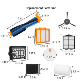 Generic Shark UR2360S pre-motor HEPA filters capture fine dust before recirculation.