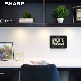 Sharp Atomic Desktop Clock atomic signal indicator during setup