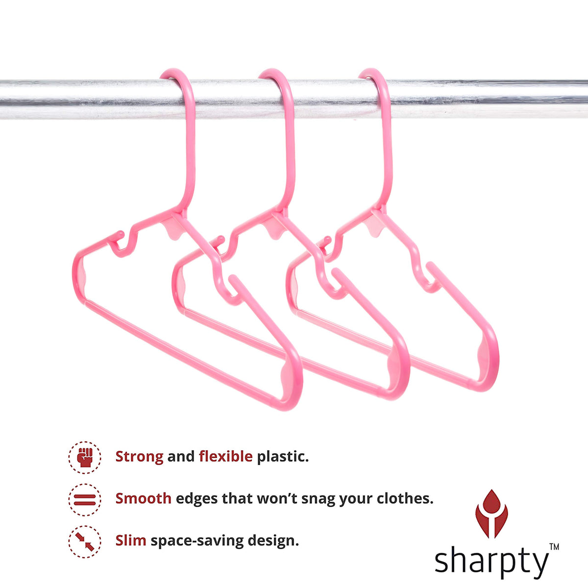 Sharpty Compact design fits small nurseries and closets.