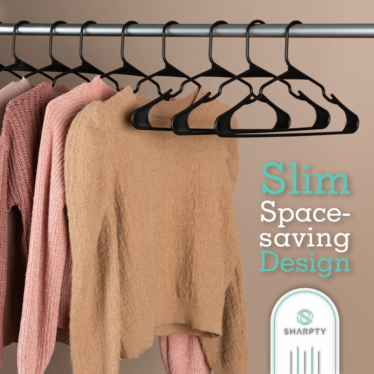 Sharpty fabric-friendly finish prevents creases and snags on garments.