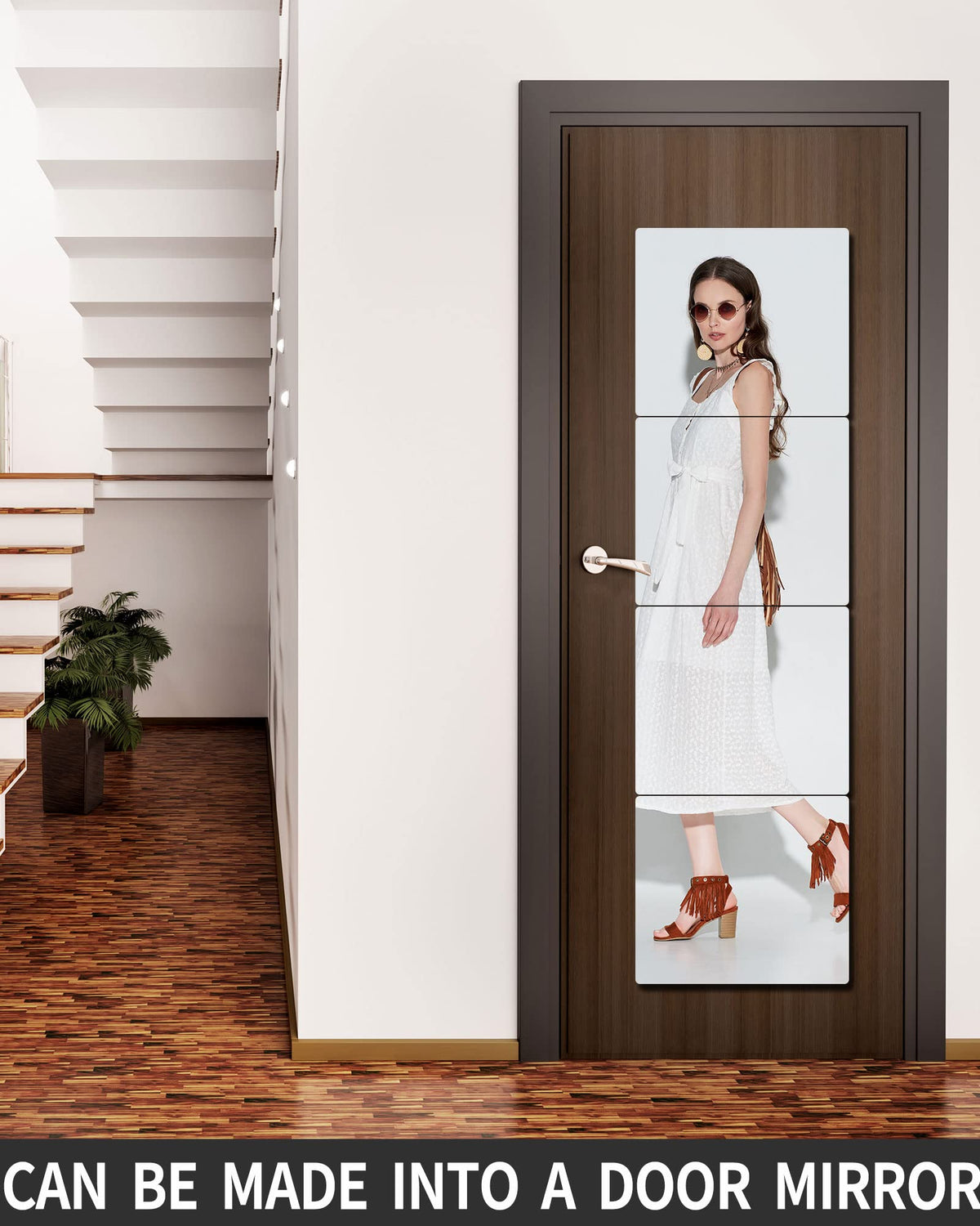 SHATTER MIRROS bathroom and living room mirror tiles enhance light and space.