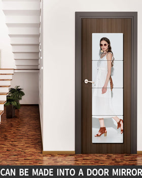 SHATTER MIRROS bathroom and living room mirror tiles enhance light and space.