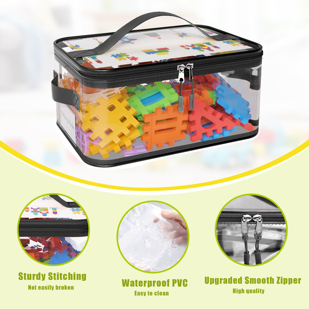 Shcsdr versatile storage for blocks, dolls, books, and crafts