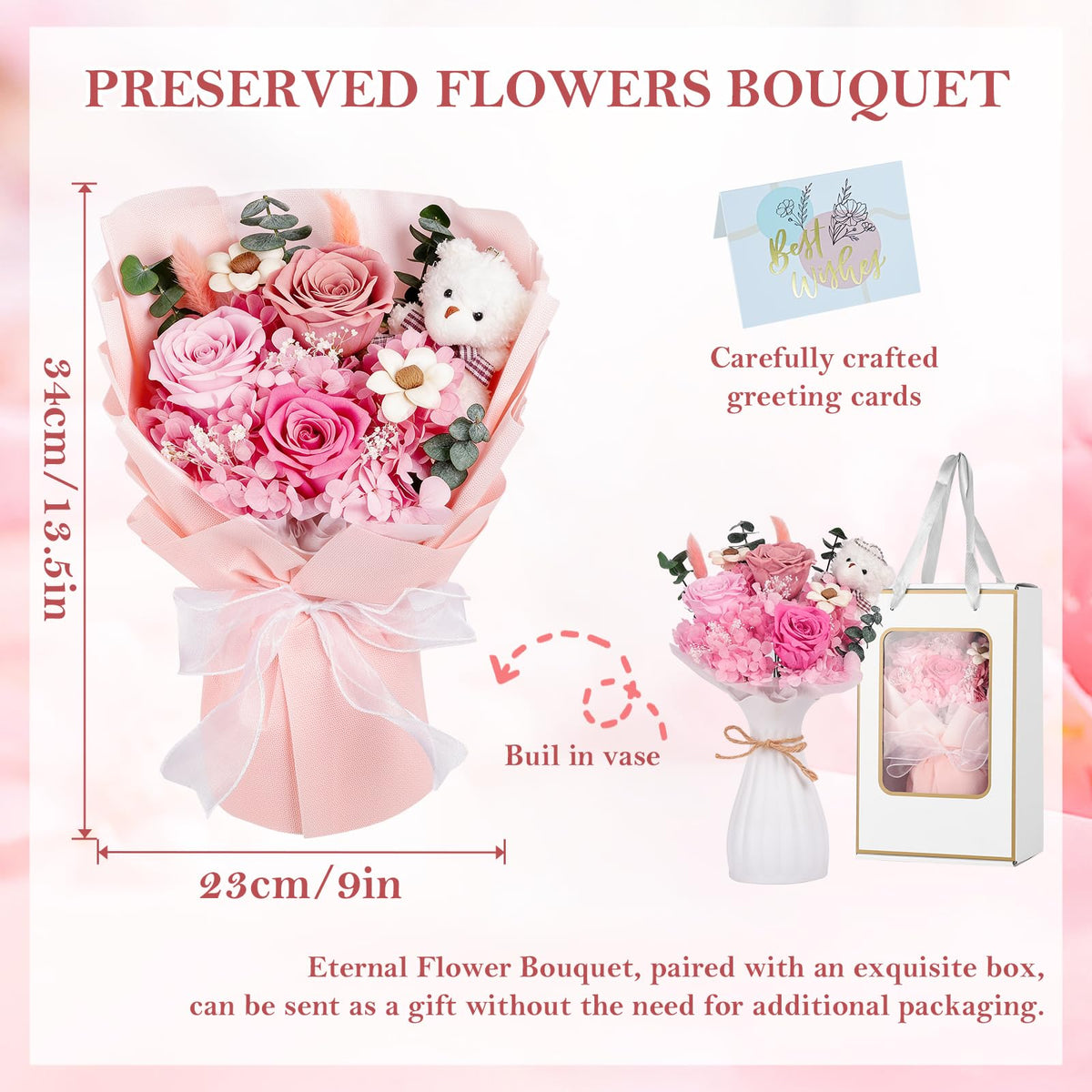 Shearly Valentine’s bouquet ideal for anniversaries and meaningful keepsakes