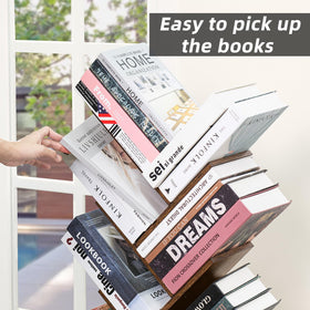 SHEEPAM storage for books CDs and magazines on different shelves