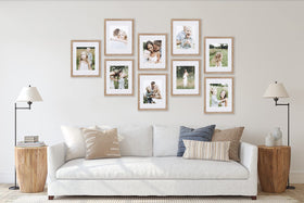 Sheffield Home decorative frames enhance home décor with a stylish light natural finish.