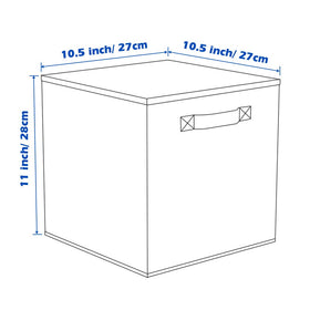 ShellKingdom cube storage neatly arranged on a closet shelf to maximize space.