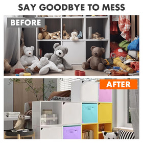 ShellKingdom collapsible storage bin saves space when not in use