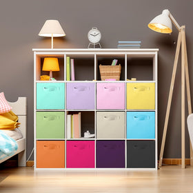 ShellKingdom foldable storage bin in light blue ideal for toy storage.