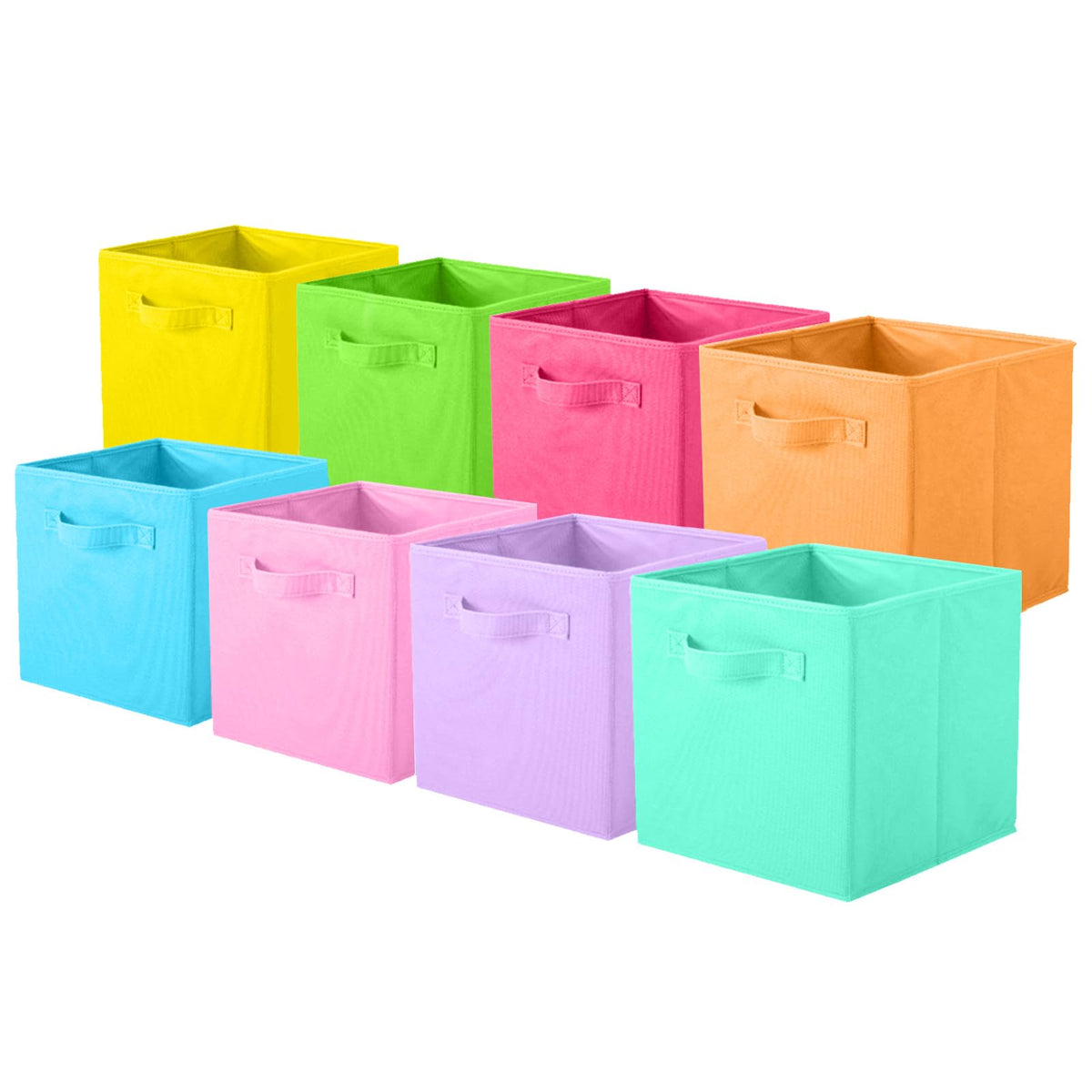 ShellKingdom foldable storage bin on a shelf offers quick organization