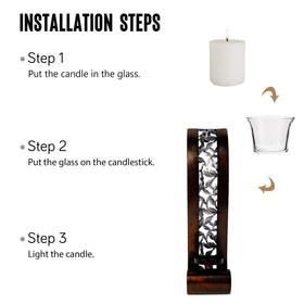 Shelving Solution wall sconce complements living room and dining-room décor