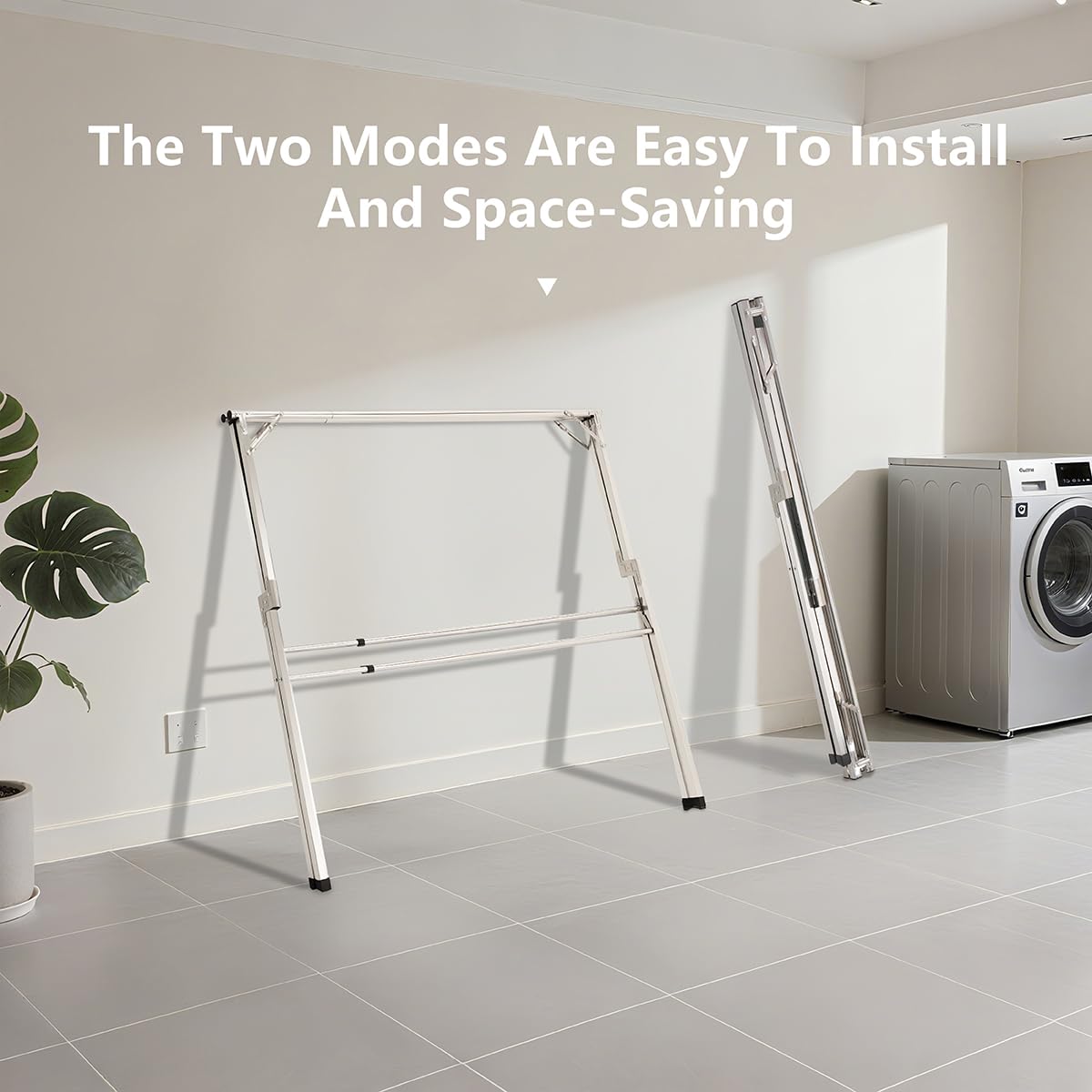 SHENGSHI indoor outdoor drying rack in use for versatile drying setups