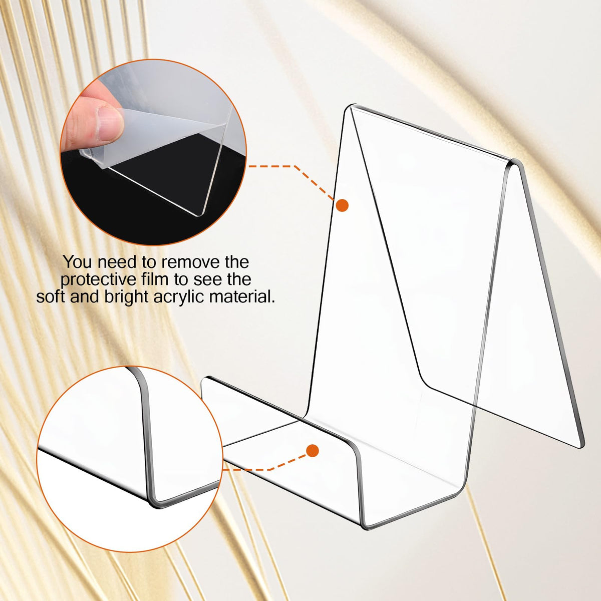 SHENLIU multi-use display holds albums, photos, CDs, tablets, and more